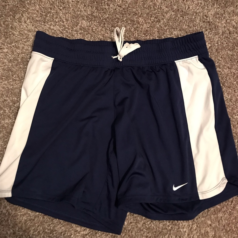 Nike Dri Fit Medium Navy Shorts!! Like new!!